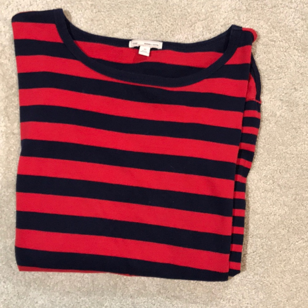 Gap navy and red three quarter length T-shirt - Picture 4 of 8